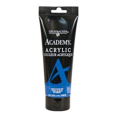 Imagem de Grumbacher Academy Tinta acrílica, tubo de plástico de 200 ml, cor azul cobalto (C049P200)