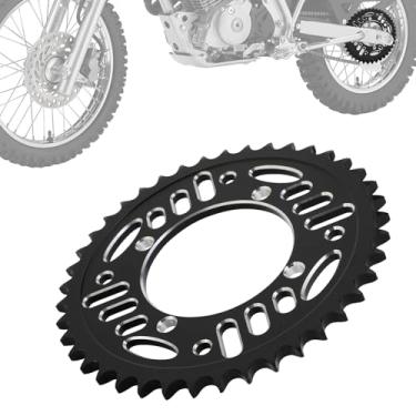 Imagem de IUVWISN Roda dentada traseira para motocicleta 428 41T 76 mm CNC para CRF XR SSR Apollo RFZ TaoTao 50 70 90 110 125 140 150 160 170 Chinese Pit Dirt Bike preta