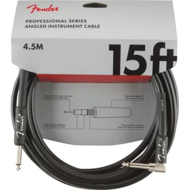 Imagem de Professional Series Instrument Cables, Straight/Angle, 15', Black
