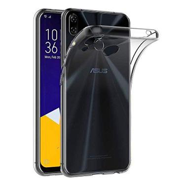 Imagem de Capa para Asus ZenFone 5 ZE620KL (6,2 polegadas) MaiJin Capa Traseira Transparente de Gel de Borracha TPU Macio
