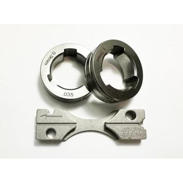 Imagem de USWELDWIRE Kit de substituição de rolo de acionamento .035 .045 sólido para Lincoln Power MIG 216, 255XT, 350MP, LN-15, alimentação 25M, LF-72, LN-25 PRO, LN-25 PRO Dual Power. (V-Groove .035 e .045,