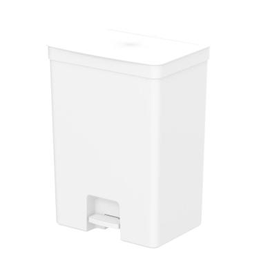 Imagem de Lixeira com Pedal Trium 50 L Branco Ou