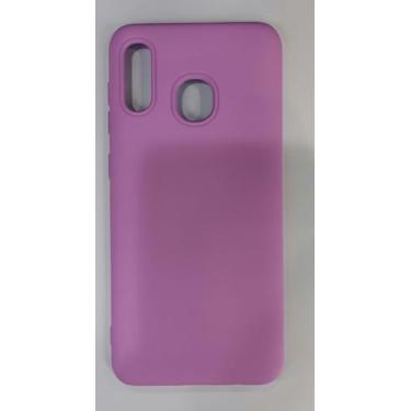 Imagem de Capa Capinha Silicone Aveludada Premium Galaxy a20 a30 - sem, lilas
