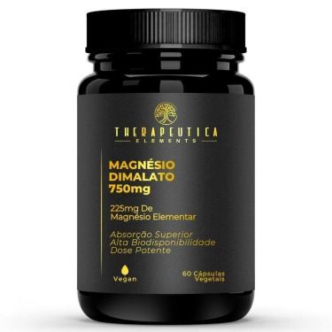 Imagem de Magnésio Dimalato 750mg Vegan 60 Cáps Therapeutica-Unissex
