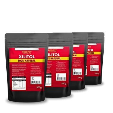 Imagem de Xilitol 2Kg 100% Puro Importado Red Fit Nutrition-Unissex