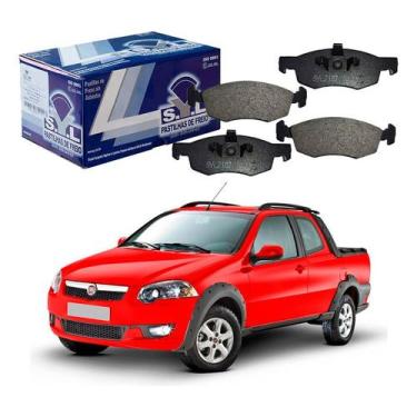 Imagem de Jogo Pastilha Freio Dianteira Fiat Strada 1.6 2014 A 2020 - SYL