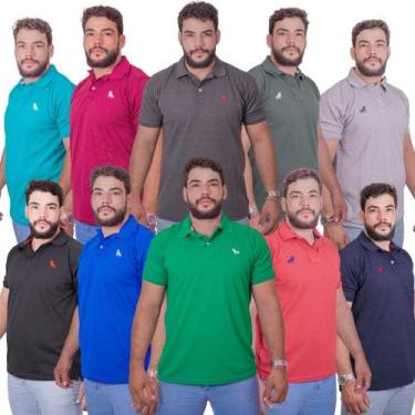 Imagem de 10 Camisa Polo As Melhores Camisetas É Aqui Na Estilo Rei, Kit 1, Verd