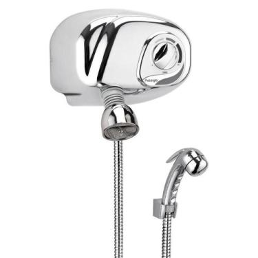 Imagem de Ducha Potenza Pressurizada Cromada 127V Com Desviador Cardal
