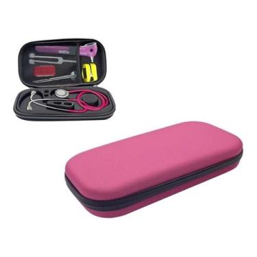 Imagem de Hard Case Premium Porta Estojo Estetoscópio Rígido Zíper Littmann Univ