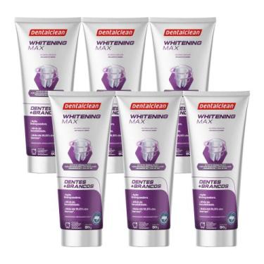 Imagem de Kit 6 Pasta de Dente Gel Whitening Max Clareamento 90g Creme Dental De