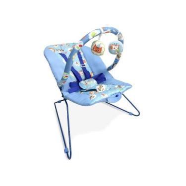 Imagem de Cadeira Cadeirinha de Descanso Vibratória Bebê Musical com Brinquedos 