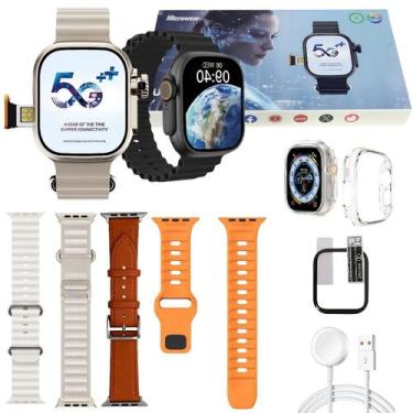 Imagem de Relogio Ultra 3 5g IA Smart Watch Celular de Pulso Camera 16Gb Play St