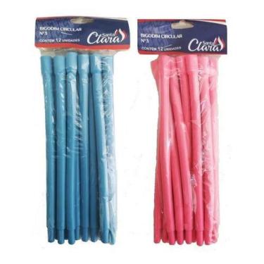 Imagem de Bigodim Bigudinho Circular Nº3 Kit 12 Unids - Santa Clara