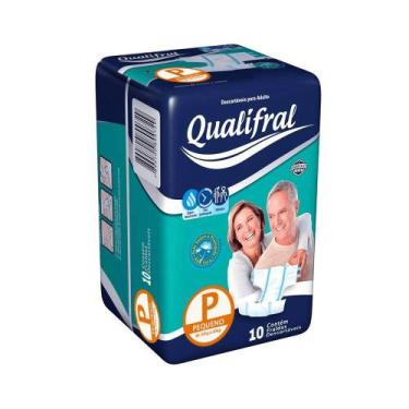 Imagem de Fralda Geriátrica Qualifral Regular P 10 Unidades