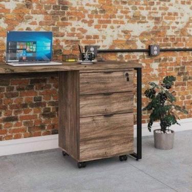 Imagem de Gaveteiro Volante 2 Gavetas e 1 Gaveta para Pastas Kugv43 Kuadra Espre