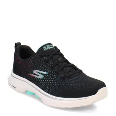Imagem de Skechers Go Walk 7 Xena Tênis feminino, Preto/Multi, 34