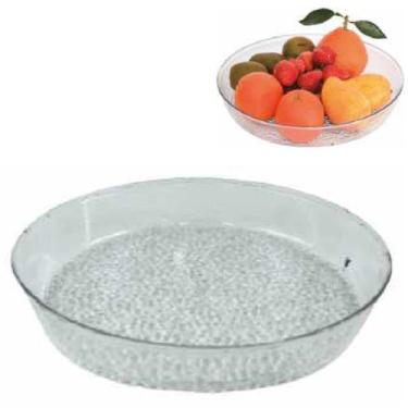 Imagem de Tigela Redonda Plástico 20cm Saladeira Fruteira Alimentos - Ami, Trans