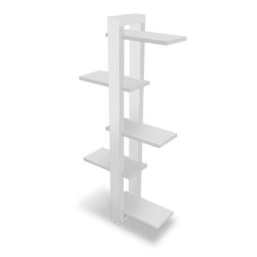 Imagem de Prateleira Vertical em MDF para Decoração Nicho Namíbia Branco - Genus