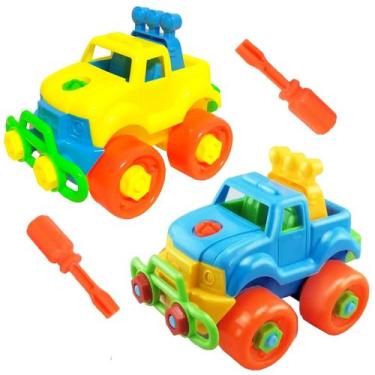 Imagem de Brinquedo Monta E Desmonta Jeep Com Chave Kit Com 2 Peças - Futuro Kid