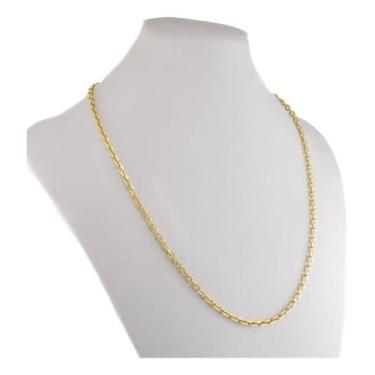Imagem de Cordão De Ouro 18k Masculino Corrente Cadeado 3.6 70 Cm - JOIE JOIAS F