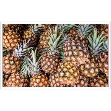 Imagem de Quadro Decorativo Para Cozinhas Frutas Abacaxi Gourmet Mercados Decora