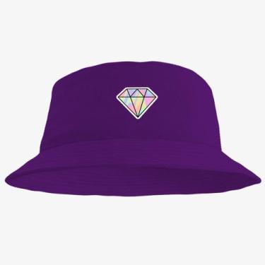 Imagem de Boné Chapéu Bucket Hat Estampado Diamante - MP Moda Masculina, Único, 