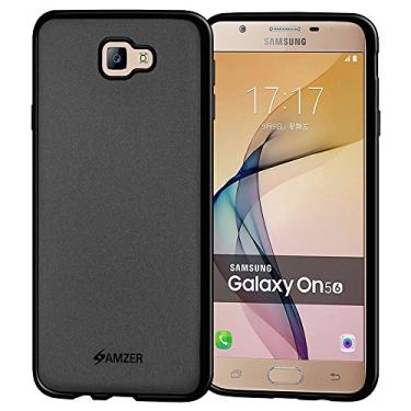 Imagem de AMZER Pudding TPU Slim Soft Gel Skin Case Capa protetora fina para Samsung Galaxy J5 Prime, Samsung Galaxy On5 2016 - Preto