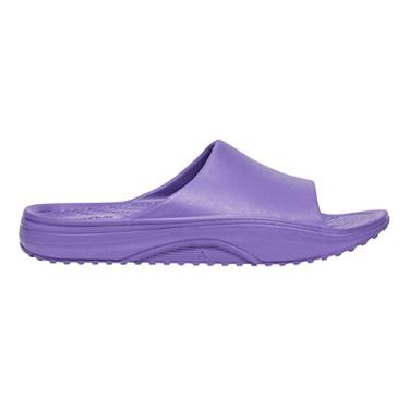 Imagem de Anywear Vibe Chinelo feminino Slides, antiderrapante Recovery, masculino e feminino, Grape Crush, 36