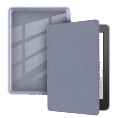 Imagem de Capa de acrílico para Kindle Paperwhite 2022 2021 2019 2018 2016 1 2 3 4 5 6 7 8 9 10ª 11ª geração 6 6,8 polegadas (lavanda roxo, Oasis 2 3)