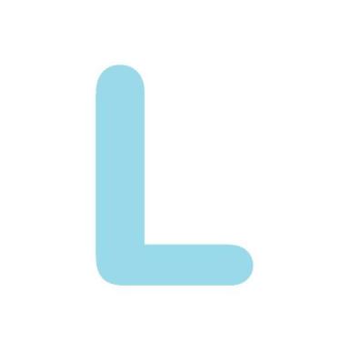 Imagem de Letras em EVA Alfabeto Azul Claro - 14cm - Extra Festas, L