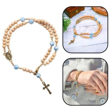 Imagem de Pulseira Terço Nossa Senhora das Graças 4 mm - Canção nova