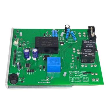 Imagem de Placa para Autoclave 10 Pinos 21l Inox Gnatus - BS