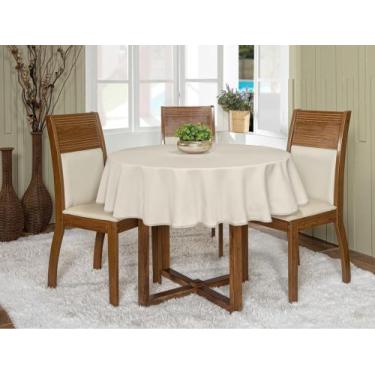 Imagem de Toalha De Mesa Oxford Redonda 1,45m Várias Cores Buffet - Raga Decoraç