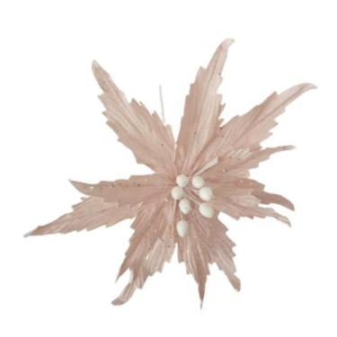 Imagem de Flor artificial natal rosa - Carmella Presentes