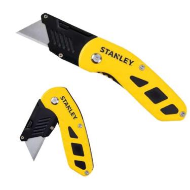 Imagem de Estilete Compacto Dobrável Stanley de Bolso Retrátil Pequeno Profissio