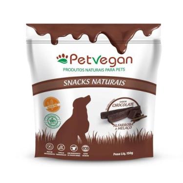 Imagem de Petisco Vegano para Cachorro Sem Glúten Alfarroba & Melaço 150g Petveg