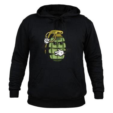 Imagem de Moletom 100% Algodão Canguru Granada - Surprass, Preto, M