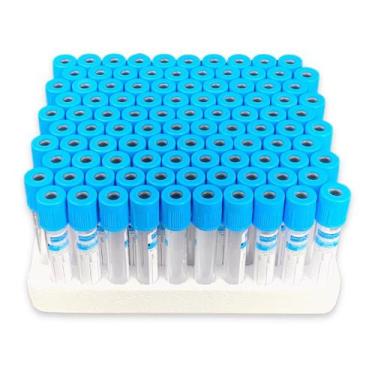 Imagem de Tubo Tampa Azul 3,6ml Citrato De Sódio Coleta Prp Prf Com 100 Unidades