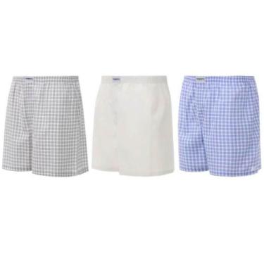 Imagem de Kit com 3 Sambas-Canção Presidente - Lenços Presidente, P, Sortida