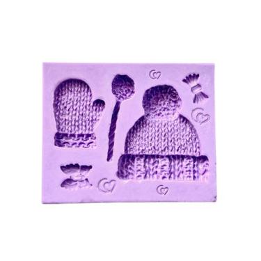 Imagem de F1694 molde de silicone bebe tricô confeitaria biscuit - confeitaria d