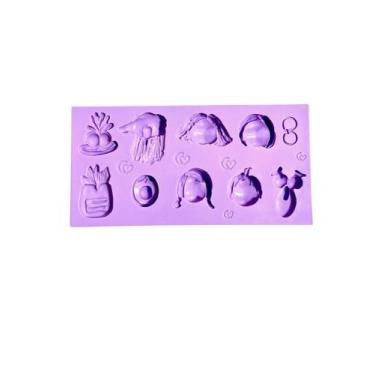 Imagem de F1700 molde de silicone divertidamente confeitaria biscuit - confeitar