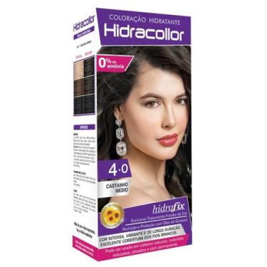Imagem de Tinta de Cabelo Hidracollor 4.0 Castanho Medio 100ml