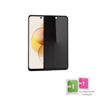 Imagem de Película Privacidade 3D De Vidro para Motorola Moto G04 - LXL
