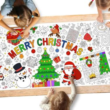 Imagem de Pôster de atividades de decorações de Natal Gatherfun 76x183cm