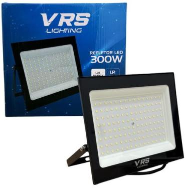 Imagem de Refletor Led 300w Holofote Branco Frio 6500k IP67 Bivolt VRS Lighting