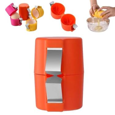 Imagem de Abridor de casca de ovo, ferramenta de biscoito para ovos crus, cortador de topo de ovo, descascador de ovos cozidos, separador de ovos de aço inoxidável, quebrador de casca de ovo, multifuncional,