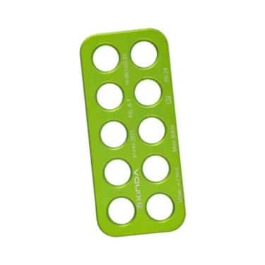 Imagem de kowaku Placa de amarração de pata Equipamento de escalada Metal Outdoor Ponte de corda portátil Anexo Âncora de escalada Belay Multi Placa de ancoragem