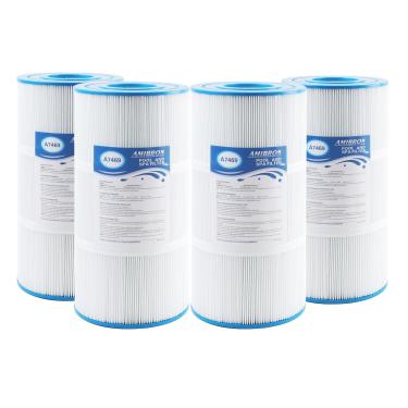 Imagem de AmiBron Cartucho de filtro de piscina PCC60 substitui Pentair CCP240, compatível com Unicel C-7469, Pleatco PCC60, Filbur FC-1975, 178569, R173572, 4 x 60 pés quadrados C X OD: 36 cm x 17,8 cm, 4