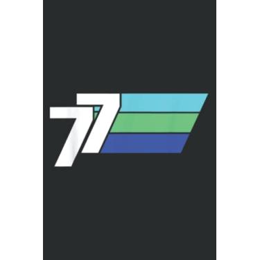 Imagem de 1977 Meme Vintage 43Th Birthday Gift Pretty: Wide Ruled Paper Notebook Journal with 6" x 9", 120 Pages | Pretty Wide Blank Lined Workbook ... for Home School College for Writing Notes.