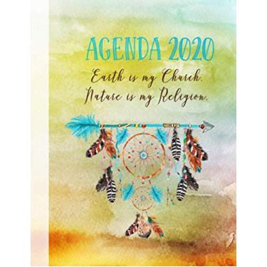 Imagem de Agenda 2020: Bohémien Grande Calendario Planner, Journalier Annuale, Mensile e Settimanale, To Do List + 45 Pagine Griglia a Punti - Agende Giornaliera A4, Dotted Notebook Journal Gennaio - Dicembre